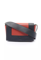 Celine 二奢 Pre-loved Celine frame Medium Shoulder bag leather Navy Red