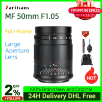 7artisans 50mm F1.05 Manual Focus Full-Frame Aperture Portrait Lens for Sony E for Canon RF Nikon Z Leica L for Sigma Camera