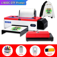 L1800 DTF Printer A3 DTF Printer Directly transfer film A3 impressora dtf A3 DTF PET Film DTF Ink For t shirt printing machine