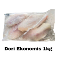 Ikan Dori Fillet Ekonomis 1kg isi 4 - Ikan Dori Segar