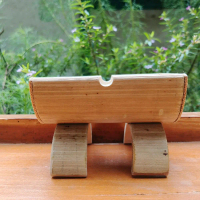 Asbak Bambu Estetik Unik Dengan Desain Natural Dan Unik