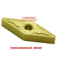 10PCS VNMG160404-MA UE6020/VNMG160408-MA UE6020,carbide insert for turning tool holder,CNC,machine,boring bar