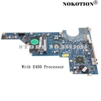Nokotion 660773-001 for HP PAVILION G7-1000 G4 G6 G7 Laptop Motherboard DA0R24MB6G0 With E450 CPU