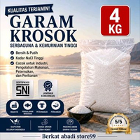 Garam krosok 4kg garam kasar 4 kg non yodium