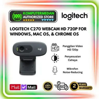 WebCam Logitech C270 ( 0.9MP|720P|30FPS )