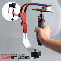 Alat Fotografi TaffSTUDIO Handheld Stabilizer Kamera DSLR GoPro Xiaomi Yi - W01 - Red Terlaris