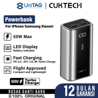 Powerbank for iPhone Samsung Xiaomi USB C CUKTECH Mini 6000mAh 55W Turbo Charge PD SFC Fast Charging