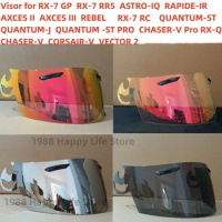 Helmet Visor Shield Lens for ARAI RX-7 GP RX-7 RR5 ASTRO-IQ RAPIDE-IR AXCES II Axces III REBEL QUANTUM-ST QUANTUM-J VECTOR 2 RXQ