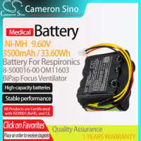 CameronSino Battery for Respironics BiPap Focus Ventilator fits 8-500016-00 OM11603 Medical Replacement battery 3500mAh/33.60Wh