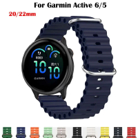 Dây Đeo 20Mm 22Mm, Dành Cho Garmin Active 6 5 / Venu 3 2 / Vivoactive 6 5 4 22Mm Và Garmin Forerunne