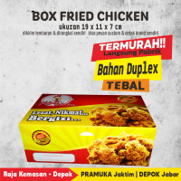 Box Fried Chicken Full Color Bahan Duplex (isi 10 pcs)