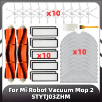 Compatible for Xiaomi Mi Robot Vacuum Mop 2, 1C, STYTJ03ZHM Replacement Spare Part Main Side Brush Hepa Filter Mop Rag Accessory