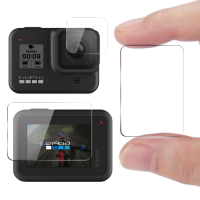 CITY for GoPro HERO8 BLACK 相機鏡頭+觸控螢幕保護貼精美盒裝- 2入