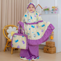 Mukena Anak Tas Sajadah 2in1 MUKENA motif karakter