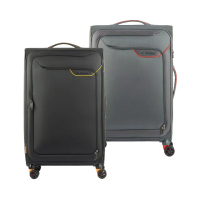 【AMERICAN TOURISTER 美國旅行者】31吋 APPLITE 4 ECO 前開式/上掀式可擴充輕量軟殼行李箱/布箱(多色可選)