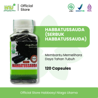 HNU - Habbatussauda Serbuk Habbatussauda isi 120 Kapsul