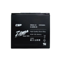 【CSP】EB24-12 x4顆 銀合金膠體電池12V24Ah(等同6-DZM-20.電動車電池.REC22-12)