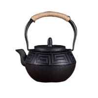 Outdoor Wrought Iron Tea Pot, Stove Cooker, Carbon Fire, Cast Iron Tea Pot, Open Fire, Hot Water Pot
