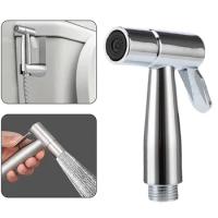 Handheld Toilet Faucet Sprayer Held Stainless Steel Sprayer Gun Hand Bidet Spray Bathroom Self Cleaning Shower Head  Faucet Part