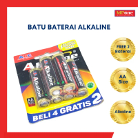 Batu Baterai Alkaline / Batu Baterai ABC / Batu Baterai Alkaline AA isi 6 Pcs