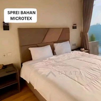 Sprei Hotel Bahan Microtex - Sprei Karet Hotel Villa Homestay Guesthouse Kost 180x200x30