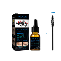 EELHOE Eyelash Brow Growth Enhancer Castor Oil Lash Growth Eyebrow Eyelash Serum Pelebat Bulu Mata K