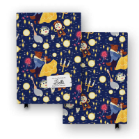 Buku Catatan Notebook Princess Belle 4 Beauty And The Beast Hardcover Custom Nama Warna