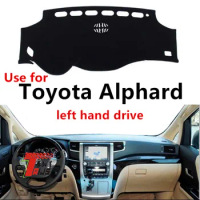 TAIJS high quality auto parts Flannel hot selling Car Dashboard Mat For Toyota Alphard Left hand drive anti dirty