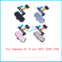 For Samsung Galaxy J5 J7 Pro 2017 J530 J730 J6 Plus 2018 J600 Home Button Touch ID Fingerprint Sensor Return Key Menu Flex Cable