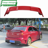 For LANCER EX Spoiler High Quality ABS Material Car Rear Wing Primer Color Rear Spoiler For Mitsubishi LANCER Spoiler 2010-2016
