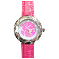 【TDL】日本進口HELLO KITTY凱蒂貓手錶女錶卡通錶 144224(平輸品)