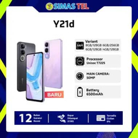 Vivo Y21d (4/128GB)(6/128GB)(8/128GB) - Official Store HP Android Terbaru 2026 Handphone Murah COD 8