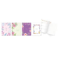 แพลนเนอร์ PP A4 80g. 40แผ่น คละแบบ Double A BLOOMING