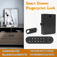 Smart Fingerprint Drawer Lock Fingerprint Password Lock Furniture Office Cabinet Locker Fingerprint Lock Digital Smart Door Lock