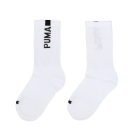 Puma 襪子 Classic Crew Socks 男女款 白 長襪 中筒襪 休閒 單雙入 台灣製  BB140101