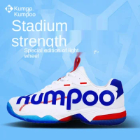 Original kumpoo Badminton Shoes For Men women Breathable High Elastic Non-slip Sports Sneakers KHR-D72