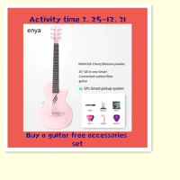 Enya Nova Go Smart Folk Guitar, Carbon Fiber Box, 35 inch Enya Carbon Fiber Guitar