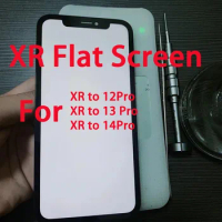 iPhone XR Flat Screen For DIY iPhone XR to 13 Pro, iPhone XR to 14 Pro Flat Screen, iPhone XR Screen Touch Digitizer