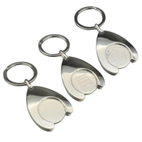 Trolley Coin Tokens Keychain Gifts Convenient Keyrings for Shopping