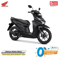 New Honda BEAT DELUXE SmartKey CBS ISS Sepeda Motor Matte Black Banten