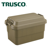 【Trusco】高耐重多用途收納箱 50L-軍綠(ODC50)