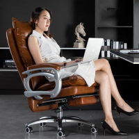 Comfortable Modern Executive Office Chair High Boss Ergonomic Headrest Chair Office Luxury Sillas Para Oficina Armchair SY50OC