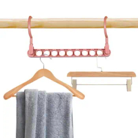 9 Hole Clothes Hanger Creative Closet Organizer Magic Space Saving Hangers Closet Space Savers With 9 Holes For Heavy Clothes