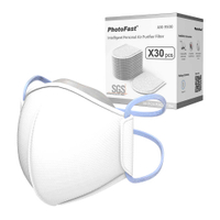 【PhotoFast】 口罩型 智慧行動空氣清淨機 AM-9500 (內建電子空氣循環系統)+濾芯片30入