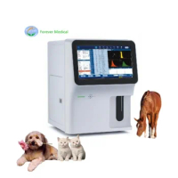 CE China Automated Animals 5 Part Hematology Analyzer Cell Blood Counter CBC Blood Analyzer veterinary hematology analyzer