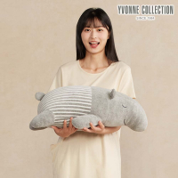 YVONNE 以旺傢飾 馬來貘趴姿抱枕-迷霧灰