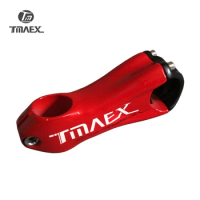 TMAEX-Carbon Stem New 10 Degree Carbon Bicycle Stem Road Bike Full Carbon Stems MTB Bike Stem Red Glossy 31.8mm
