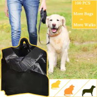 400pcs Pets Pick Up The Stool Bag Excrement Walk Dog Toilet Cat Excrement Outdoor Thickened Garbage Bag Dog Accessories