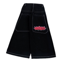 Y2K Cross-Border Aliexpress JNCO Mens Embroidered Jeans hiphop Hip Hop European and American Style R