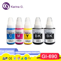 GI 690 GI690 GI-690 Premium Compatible Color Bulk Water Based Bottle Refill DGT Ink For Canon PIXMA G2600/G3600/G3610/G4600 4610